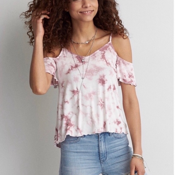 American Eagle Outfitters Tops - American Eagle Outfitters Soft Sexy Cold Shoulder